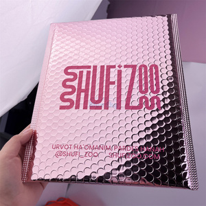 Bao bì thư hơi kim loại màu hồng tùy chỉnh bán buôn, túi thư hơi kim loại nhiều lớp - Product Image 5