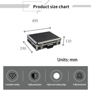Kotak Peralatan Barber EVEREST APC008, Kotak Pelindung Keras dari Aluminium dengan Busa Pelindung, Dapat Disesuaikan - Product Image 5