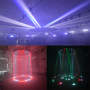 Marslite - Foco Móvil de 4 Cabezas con Haz de Luz, 4x32W RGBW LED, Luces para Discoteca, DMX, DJ, Iluminación de Escenario - Product Image 2