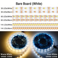 Bande lumineuse flexible LED blanche SMD WS2815 pour rétroéclairage de téléviseur, meubles et éclairage intérieur