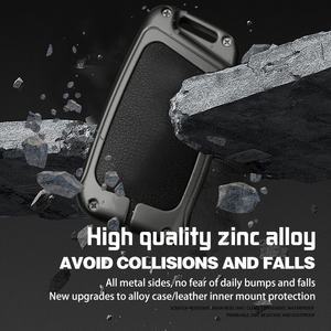 Coque de protection en cuir en alliage de zinc pour Skoda Superb 2 3 A7, porte-clés, accessoires auto - Product Image 5