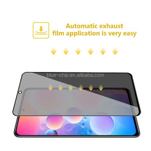Protection d'écran en verre pour téléphone portable anti-espion personnalisée, adhésif sans bulles, pour <span class=keywords><strong>Vivo</strong></span> Y12 Y15 Y17 Y67 Y97 X300 Pro - Product Image 5