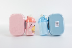 Fiambrera para niños de diseño moderno de gran oferta de fábrica con botella de agua, fiambrera escolar para niños y juego de botellas de agua - Product Image 3