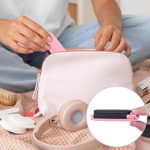 Mini peigne à pagaie pliable personnalisé peigne à ruban portable pour galvanoplastie nouveau design brosse à cheveux à pagaie avec miroir - Product Image 2