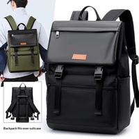 Sac à dos de voyage minimaliste en nylon pour homme, sacoche d'ordinateur portable, sac d'école, sac de voyage en polyester, fourni directement par l'usine
