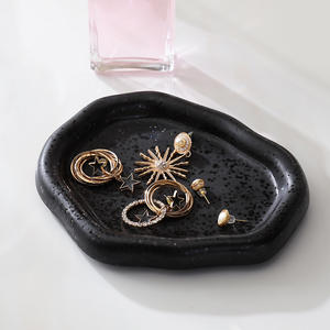 Wholesale Oriental Style Rock Elegant <strong>Ceramic</strong> Ring Tray Dish Shaped <strong>Jewelry</strong> Display Plate <strong>Jewelry</strong> Storage <strong>Box</strong> - Product Image 4