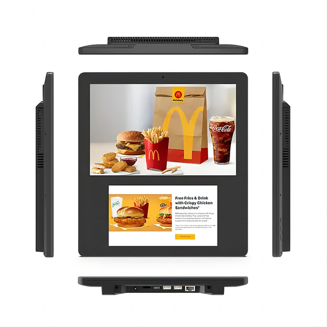 OEM WD1018T Dual Screen Android 11 Tablet 7+10.1 Inch Capacitive Touch WiFi NFC 3G 4G RK3568 1920x1080 Wall Mount CE Certified