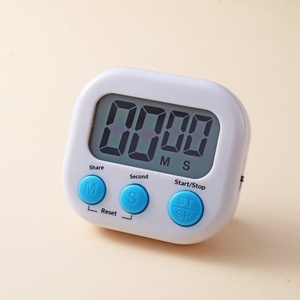 Minuteur de cuisine pour étudiant, grand écran, réveil électronique, gestion du temps, matériau ABS, attraction magnétique, minimalisme moderne - Product Image 3