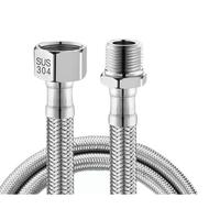 Tuyau flexible tressé en acier inoxydable 304 haute pression pour évier de cuisine, douche de salle de bain et robinet mitigeur