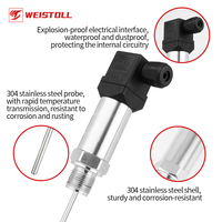 Sonde de thermocouple à haute température en acier inoxydable anti-explosion Weistoll Private Label ODM/OEM, diamètre 6 mm/8 mm, USB IP65