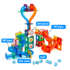 Magplayer khối từ gạch đá cẩm thạch từ chạy Bộ đồ chơi khối xây dựng từ gạch cho trẻ em - Product Image 3