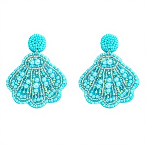 Pendientes de Moda con Diseño de Cristales y Pedrería, Estilo Bohemia para Mujer, Chapados en Oro Rosa, Joyería Elegante para Fiestas - Product Image 3