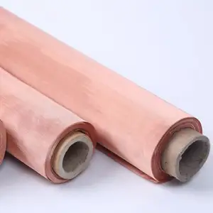 High Quality 80 100 200 Mesh Fine Woven Copper or Brass Wire Shielding Mesh Screen