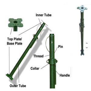 دعامة سقالات تلسكوبية تقليدية من الفولاذ من نوع أكرو جاك - Product Image 1