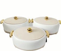 Exquisite Geschenkbox Thermischer Servierbehälter 1,5L 2L 2,5L Isolierte Warmhaltekanne mit Kreativem Kugelknopf-Design