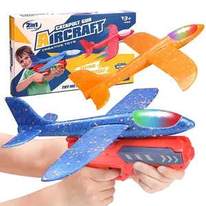 Nuevo y Popular Juguete de Pistola Lanza Aviones 2 en 1, Juguete de Pistola Lanza Aviones de Espuma EVA, Avión Planeador Volador - Product Image 1