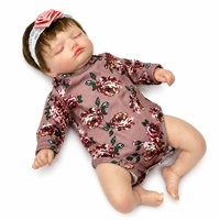 Boneka Bayi Reborn Realistis 18 Inci 45cm Y-Z030, Vinyl Lembut, Dilukis Tangan, Anggota Badan Dapat Digerakkan, Bayi Perempuan Baru Lahir, Hadiah Botol, Koleksi Dewasa