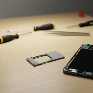 ถาดใส่ซิมการ์ดและไมโครเอสดีของซัมซุงสำหรับกาแล็กซี่ S20 G980F สีเทา วัสดุ ABS ทดแทน - Product Image 3