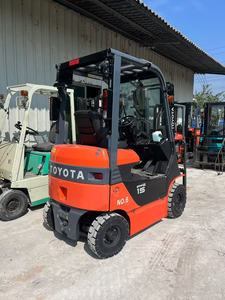 Used Japan Toyota 1.5 Ton forklif Balanced Electric <b>Forklift</b> Lifts 3 Meters for Loading Unloading Stacking and Handling Vehicles - Product Image 2