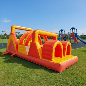 Grand château gonflable de haute qualité parcours d'obstacles rebondissant <span class=keywords><strong>maison</strong></span> videur pour enfants et adultes aire de jeux - Product Image 1