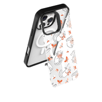Pour 17 16 Pro Max, coque de téléphone en TPU acrylique transparente, couleur personnalisée, impression par transfert thermique, magnétique