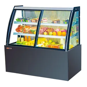 Soğutma ekipmanları kek ekran soğutucu dondurma vitrin yeti soğutucu buzdolabı ve dondurucular hava soğutmalı