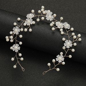 Ragazze carine Tiara floreale dolce per la festa con la fascia di fiori da sposa per bambini fiore di cristallo Tiara adorabile decorazione per capelli - Product Image 4