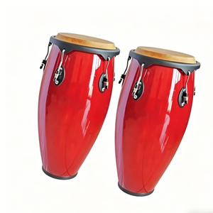 Tambor de Madera Roja Estilo Chino, Instrumentos Musicales Tradicionales, Instrumento Musical en Línea, Tambor <span class=keywords><strong>Bongo</strong></span> Conga - Product Image 3