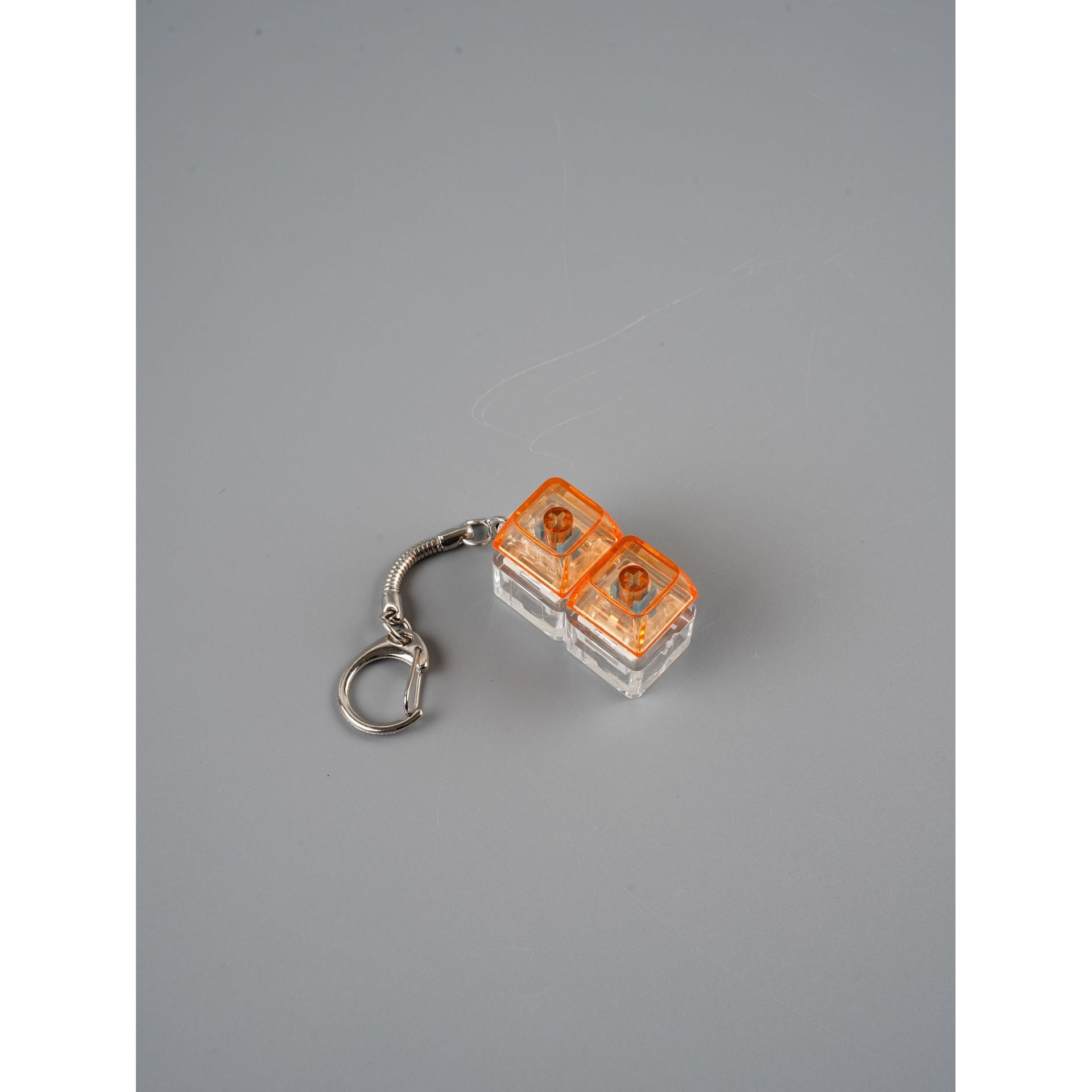 Transparent orange-red