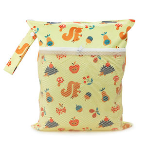 Sacs humides étanches à fermeture éclair <span class=keywords><strong>pour</strong></span> bébé avec logo personnalisé à bas prix d'usine <span class=keywords><strong>sac</strong></span> à couches en tissu avec poignée <span class=keywords><strong>sac</strong></span> à couches multifonctionnel <span class=keywords><strong>pour</strong></span> bébé - Product Image 6