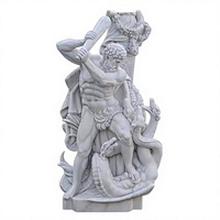 Sculpture grecque antique traditionnelle faite à la main, statue classique en marbre de David, Vénus, Athéna pour la décoration artistique de la maison et du jardin
