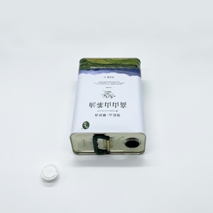 Boîte en fer blanc rectangulaire de 3L de qualité alimentaire pour huile comestible, impression offset laquée CMYK/PANTONE, logo personnalisé, huile d'olive - Product Image 6