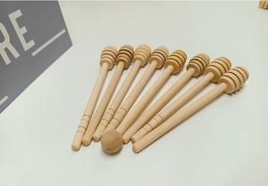 Palito de Madera para Mezclar Miel, Leche, Mermelada y Café, Sin Pintura ni Cera, Herramienta Pequeña de Madera Maciza - Product Image 2