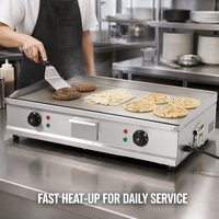 Machine à griller électrique robuste sur mesure pour équipement de restauration professionnelle commerciale