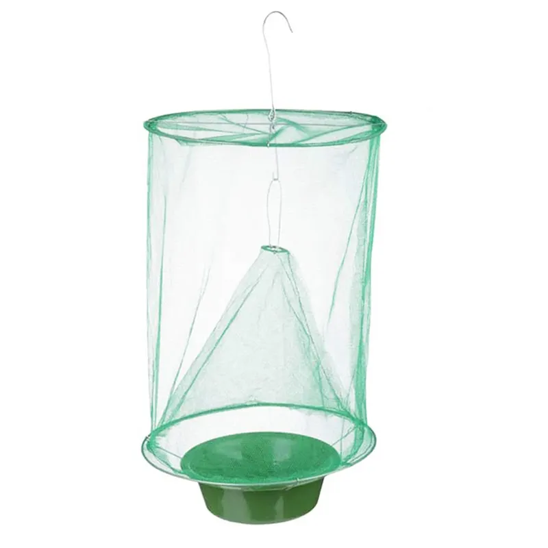 Flies Catcher Killer for Farm/Orchard Outdoor Ranch Fly Trap, Disposable Fly Traps Outdoor Hanging Cages