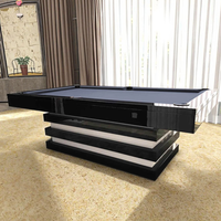 Vente directe pas cher luxe moderne Style américain 9 boules tables de billard 8ft 9ft intérieur extérieur famille ardoise billard table de billard