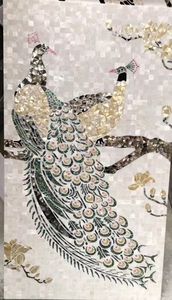 Wall Artwork <strong>Shell</strong> Painting Decorative <strong>Wallpaper</strong> Mother of Pearl <strong>Wallpaper</strong> - Product Image 2