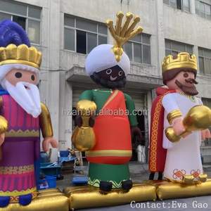 Gigantesco Gonfiabile Pubblicitario dei Tre Re Magi per Decorazioni Natalizie, Modello Mascotte dei Tre Re Magi - Product Image 2