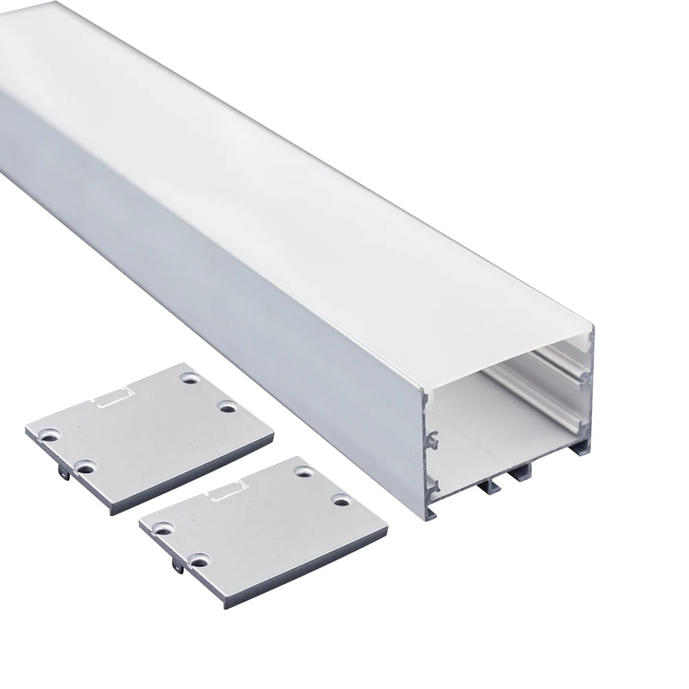 Perfil de aluminio para tira de luces led, 50x35mm, gran oferta