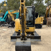 Mini-excavatrice compacte la plus vendue, économique, certifiée CE EPA Euro 5, type Cat 303.5, avec cabine, faible nombre d'heures, importation originale, sans fuites, idéale pour les travaux urbains