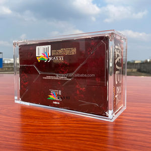 RAY YI Boîte de présentation en acrylique personnalisée Commander <span class=keywords><strong>Deck</strong></span> <span class=keywords><strong>Mtg</strong></span> Booster Box Vitrine de luxe transparente <span class=keywords><strong>Mtg</strong></span> Collector Booster Box Acrylique case - Product Image 6