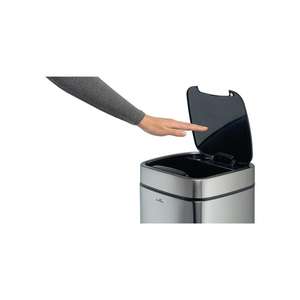 Colector de residuos DURADERO NO TOUCH 35L 35 L H690 mm Acero inoxidable/plástico plateado metalizado - Product Image 4