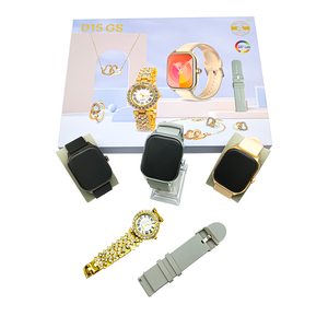 D15 GS Smartwatch Suit Venta caliente Relojes dobles Hombres Mujeres Pulsera inteligente Relojes inteligentes de oro PK A58 Plus Equipo de uso - Product Image 1