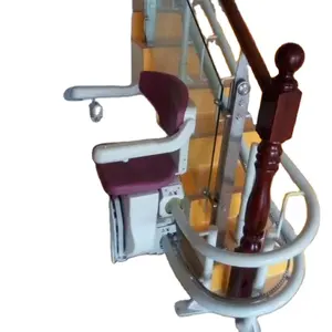 Hot sale! Factory supply electric home stair lift curved chair lift for elder or disabled people