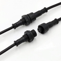 Hersteller liefert M12 wasserdichte Stecker-und Buchsen kabel 2 3 4 5-polig für LED-Außen anzeige