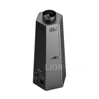 Machine à incendie à tête unique à six coins 200W avec machine à flamme à effet de scène DMX512