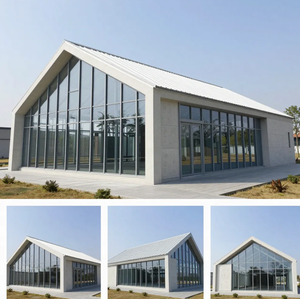 Edificio Prefabricado Elegante con Estructura de Acero de Estilo Minimalista para Biblioteca, Galería, Centro de Exhibición de Productos de Marca para Comunidades Urbanas - Product Image 1