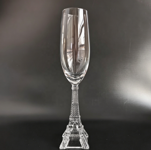 Ensemble de verres à champagne design Tour Eiffel, flûtes à vin sans plomb de 230 ml pour événements sur le thème de Paris - Product Image 5