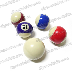 Ucuz fiyat küçük bilardo masa Snooker oyun parçaları aile kapalı bilardo 6FT/8FT/9FT 6cm beyaz satılık havuz topları - Product Image 6