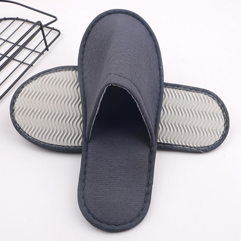 Customizable Hotel Disposable Spa Slippers with EVA Sole Linen